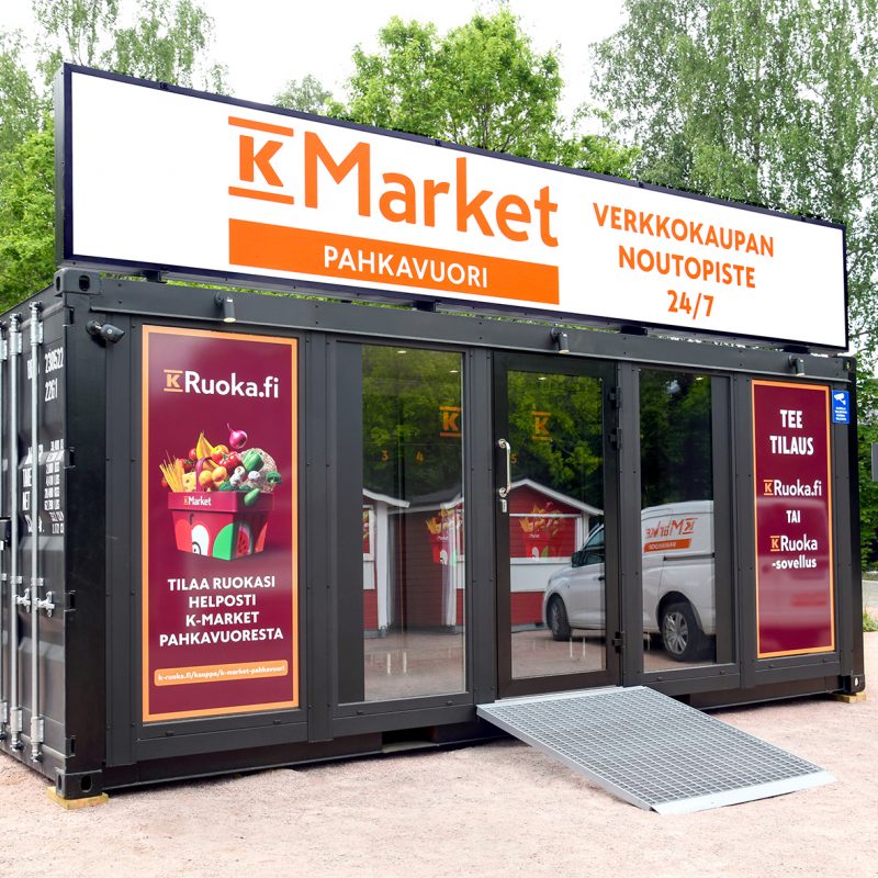 Porkka toimitti K-Marketin ruokakontin kylmätekniikan